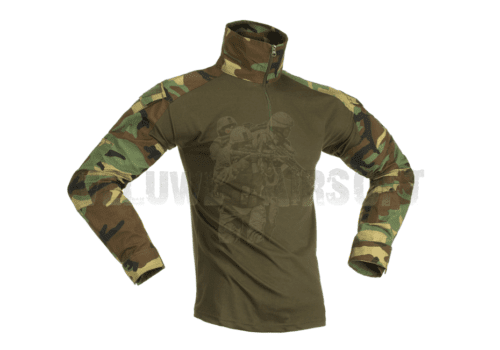 Combat Shirt - Woodland-0