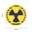 Embleem 3D PVC Nuclear geel-0