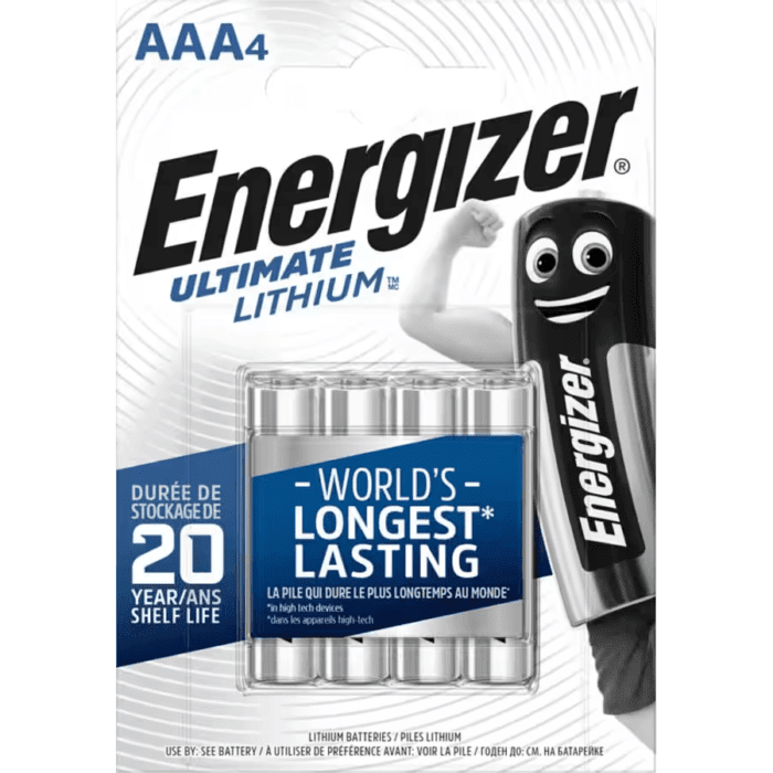 SMP -  Batteries AAA 4pcs Energizer 1500 MAH - 26